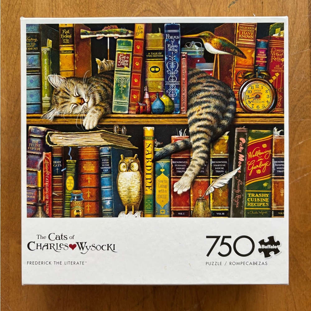 Buffalo Cat Puzzle - Frederick the Literate